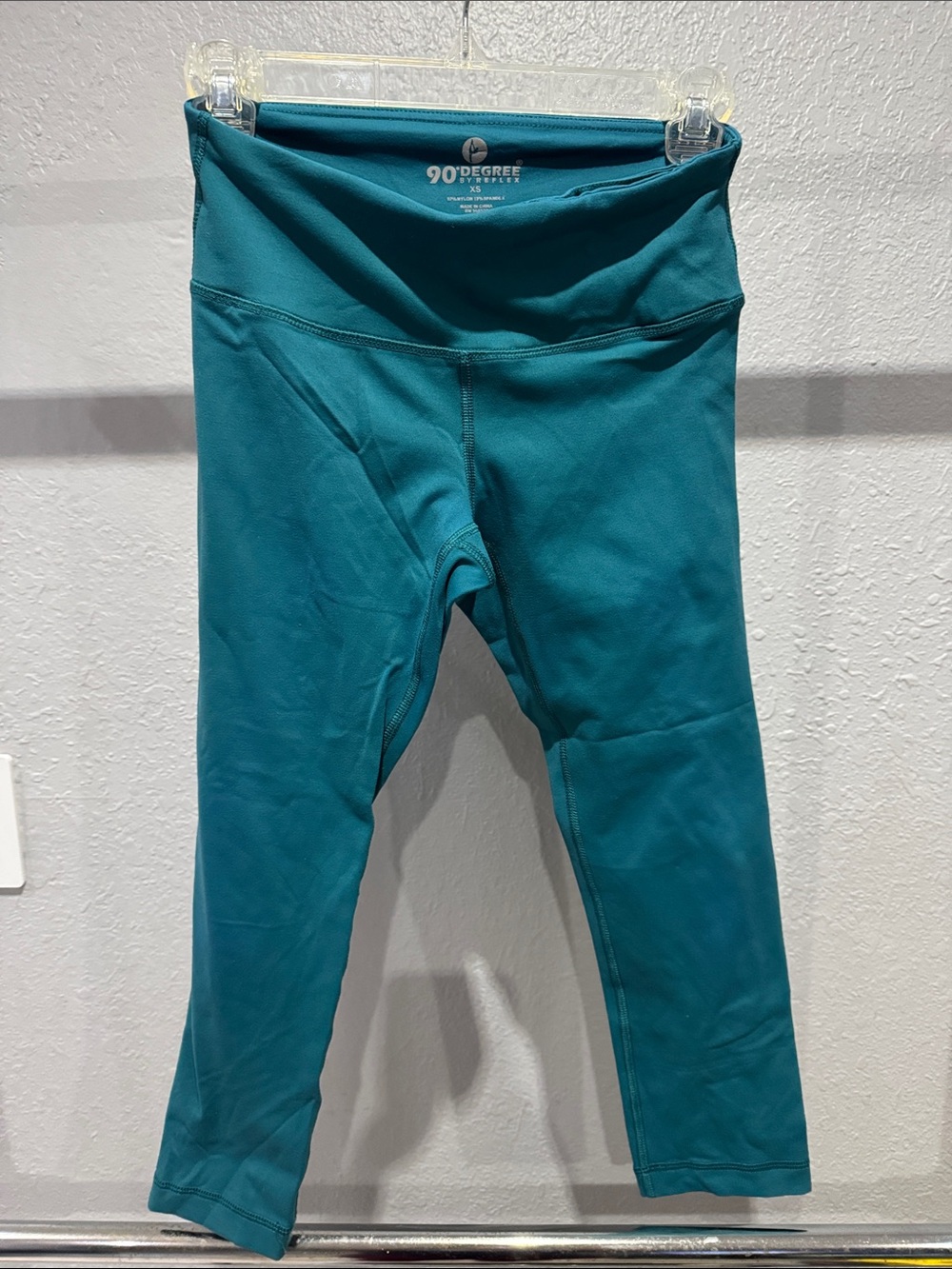 90 Degree By Reflex Teal Girls' Active Leggings
